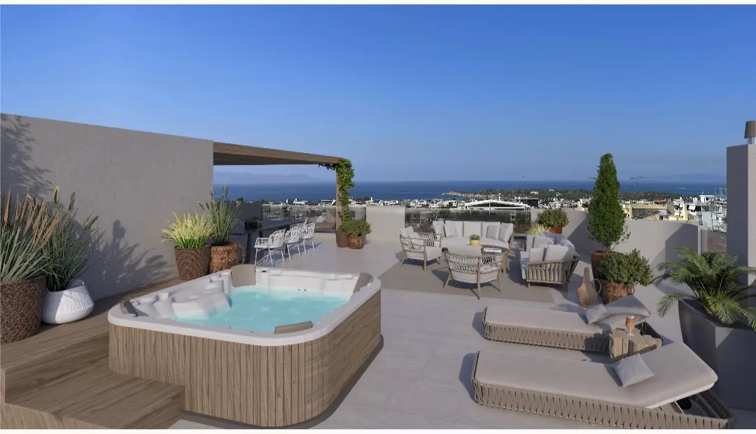 135 m² Sea-View Three-Bedroom Apartment for Sale in Voula, Athens Southern suburbs