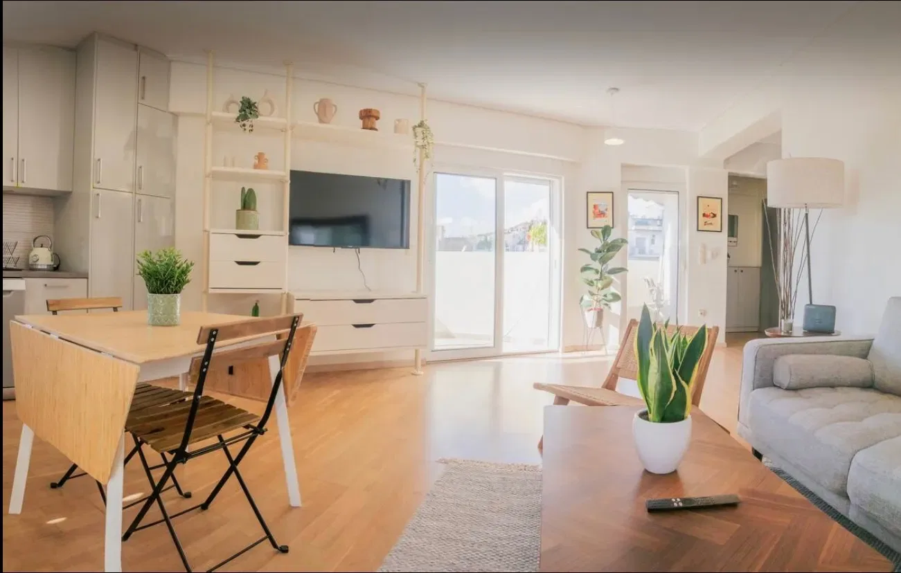 Renovated Three-Bedroom Penthouse for Sale in Neos Kosmos, Athens Center