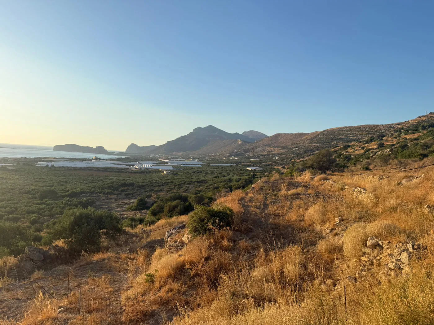Sea-View 5,500 m² Plot of Land for Sale in Falasarna, Kissamos with Sea view