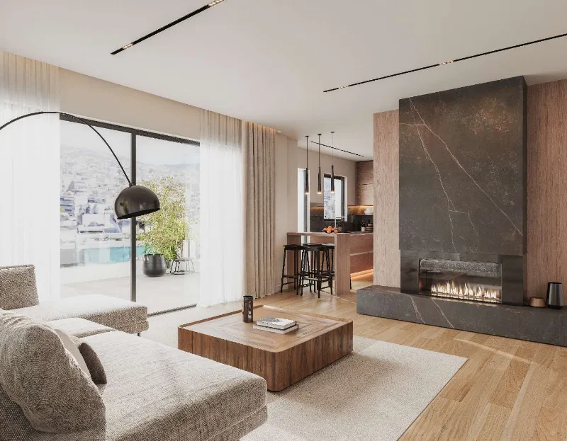 113 m² Modern Two-Bedroom Apartment for Sale in Palaio Faliro, Athens Southern suburbs
