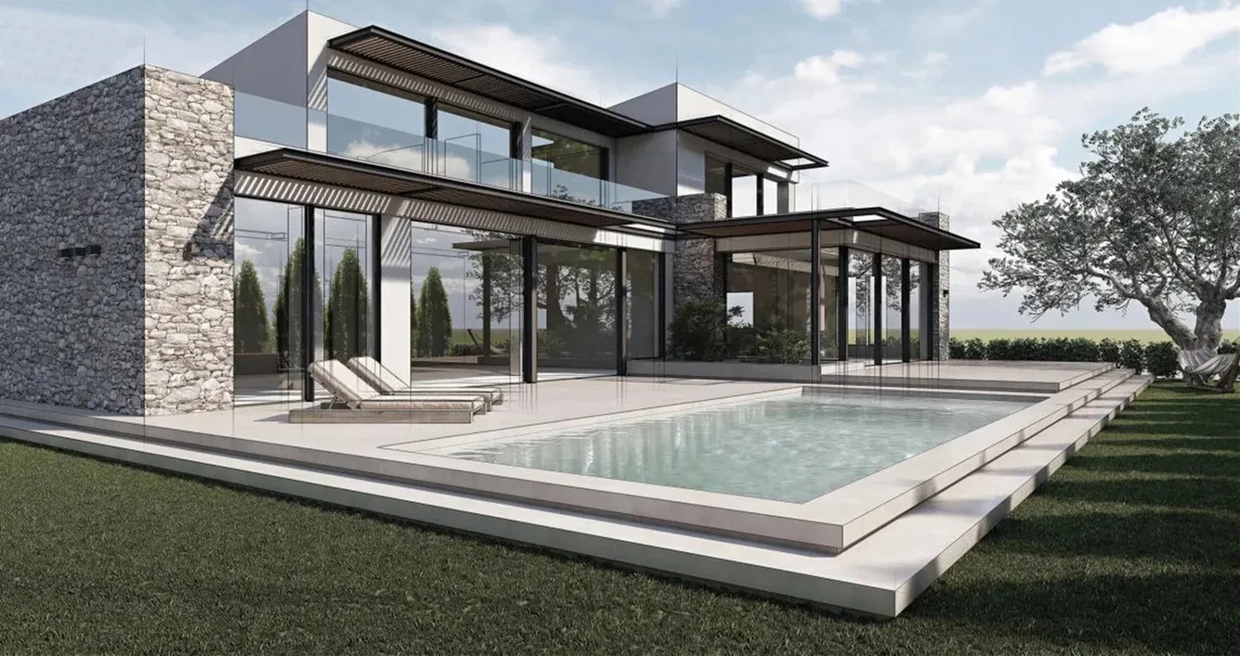 Contemporary Four-Bedroom Villa for Sale in Kalyvia Thorikou, Lagonisi