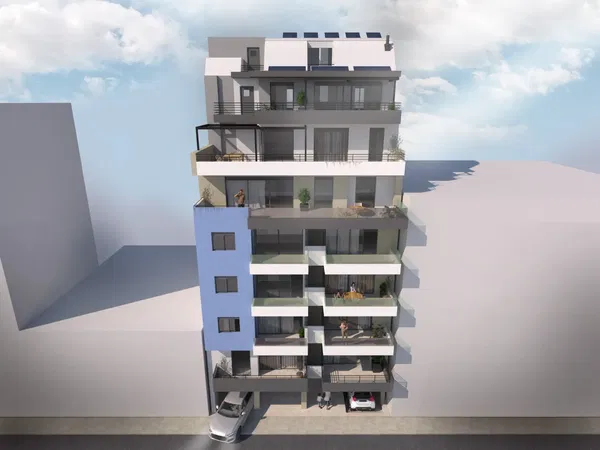Contemporary 70 m² Apartment with One Bedrooms for Sale in Neos Kosmos, Athens Center