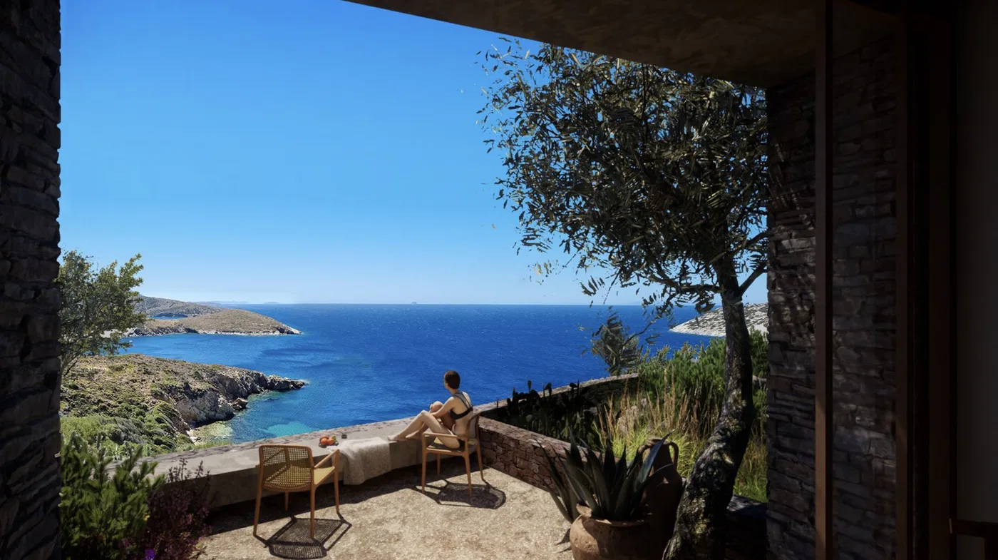Sea-View Two-Bedroom Villa for Sale in Fournoi, Samos