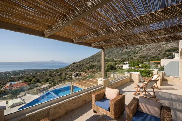 Sea View 195 m² Villa with Three Bedrooms for Sale in Drapanos, Apokoronas — photo 3