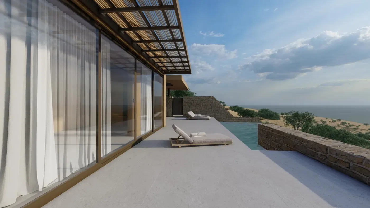 Sea View Two-Bedroom Villa for Sale in Koutsounari, Ierapetra