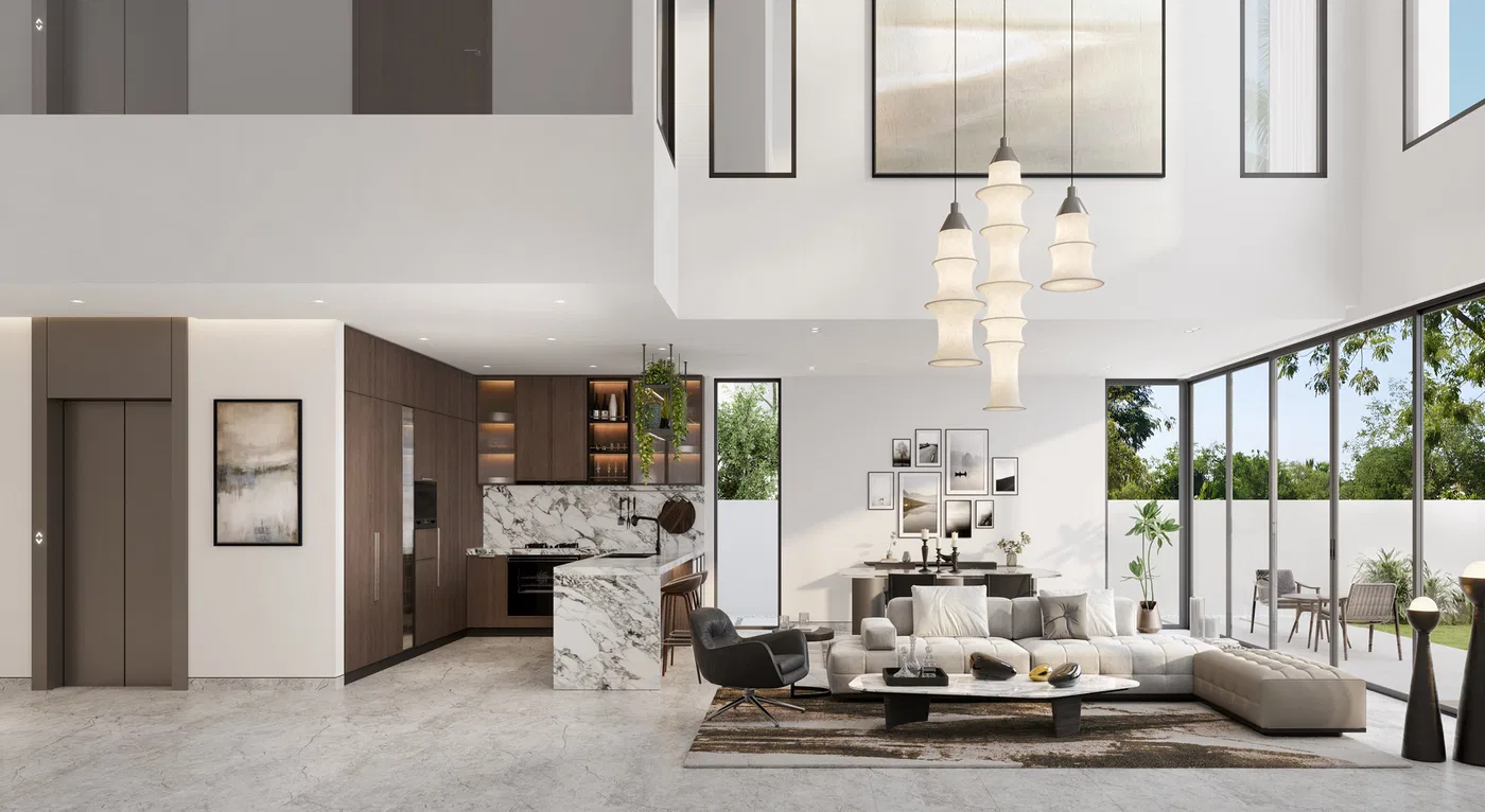 Three-Bedroom Apartment for Sale in Dubai, UAE with Laundry room