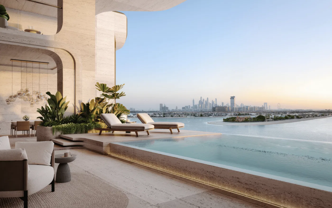 Sea-View 637 m² Apartment with Four Bedrooms for Sale in Dubai, UAE