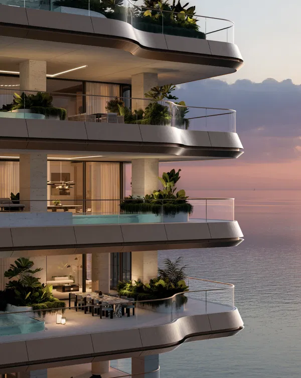 Sea View Three-Bedroom Apartment for Sale in Dubai, UAE