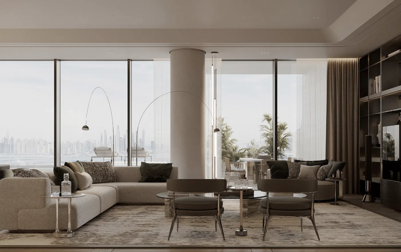 174 m² Two-Bedroom Sea View Apartment for Sale in Dubai, UAE