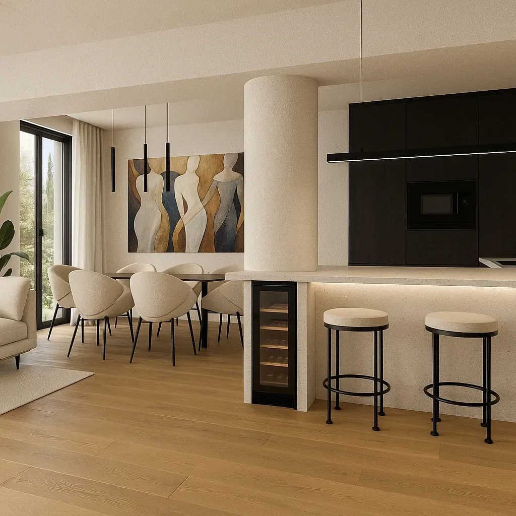 Two-Bedroom Newly Built Villa for Sale in Mets - Kallimarmaro, Athens Center
