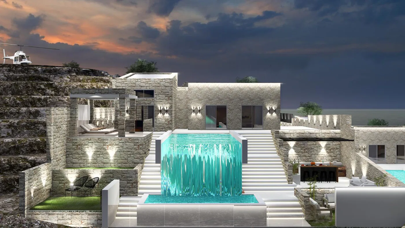 Sea-View 132 m² Villa with Two Bedrooms for Sale in Georgioupolis, Apokoronas
