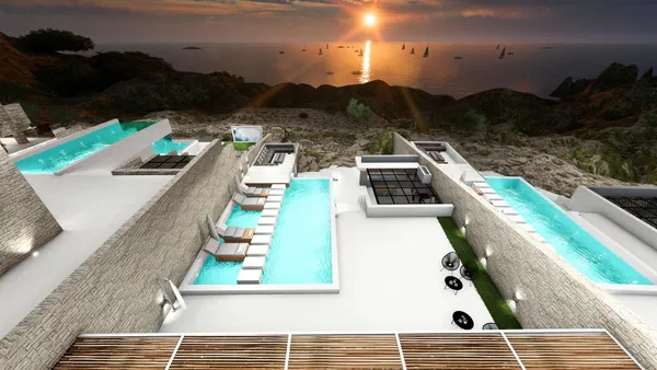 Sea-View 132 m² Villa with Two Bedrooms for Sale in Georgioupolis, Apokoronas — photo 3