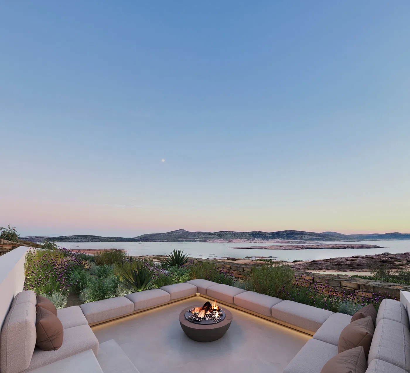 Sea-View 250 m² Villa with Three Bedrooms for Sale in Antiparos, Cyclades