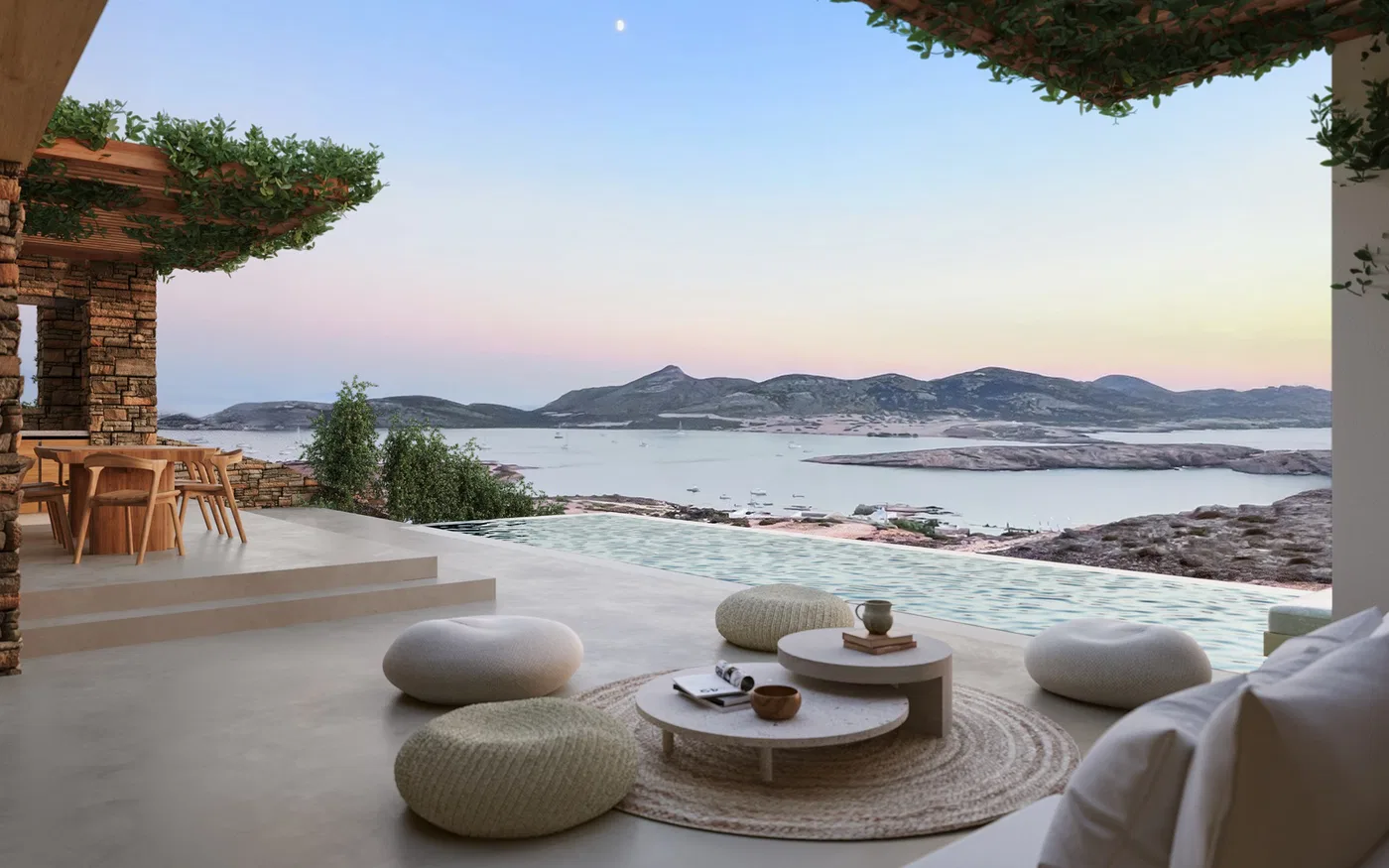Sea View 234 m² Villa with Three Bedrooms for Sale in Antiparos, Cyclades