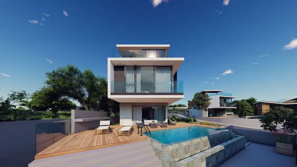 Three-Bedroom Villa for Sale in Paphos, Cyprus with Swimming pool