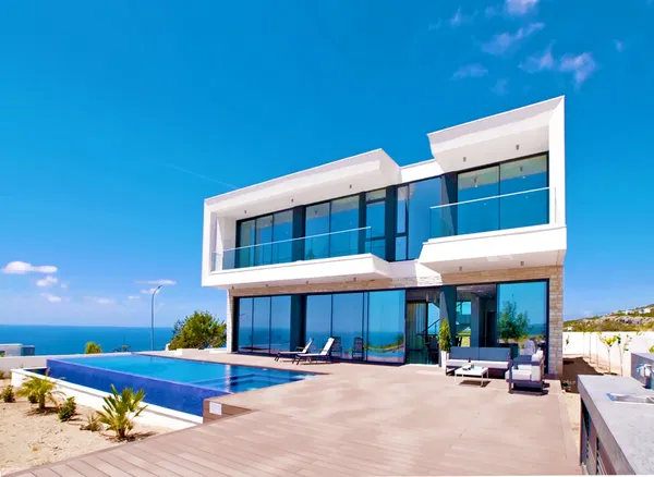 Sea View Three-Bedroom Villa for Sale in Paphos, Cyprus