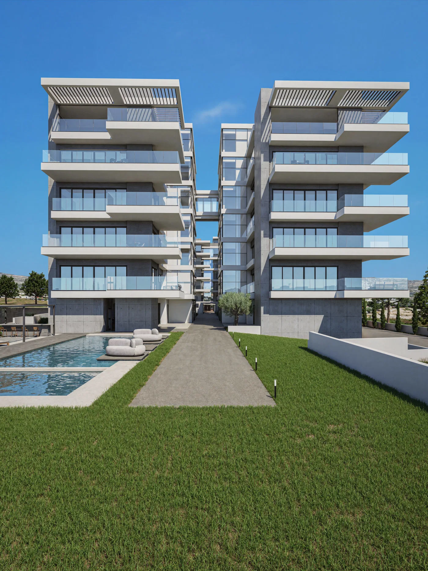 77 m² Two-Bedroom Apartment for Sale in Paphos, Cyprus
