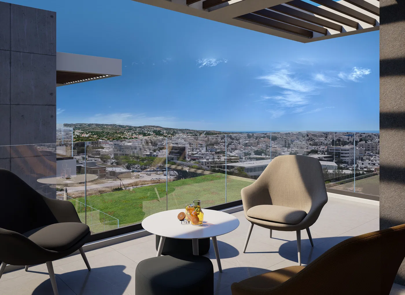 Two-Bedroom Apartment for Sale in Paphos, Cyprus with Swimming pool