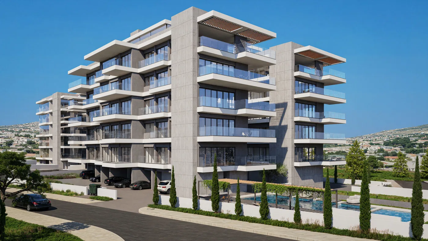 Three-Bedroom Apartment for Sale in Paphos, Cyprus