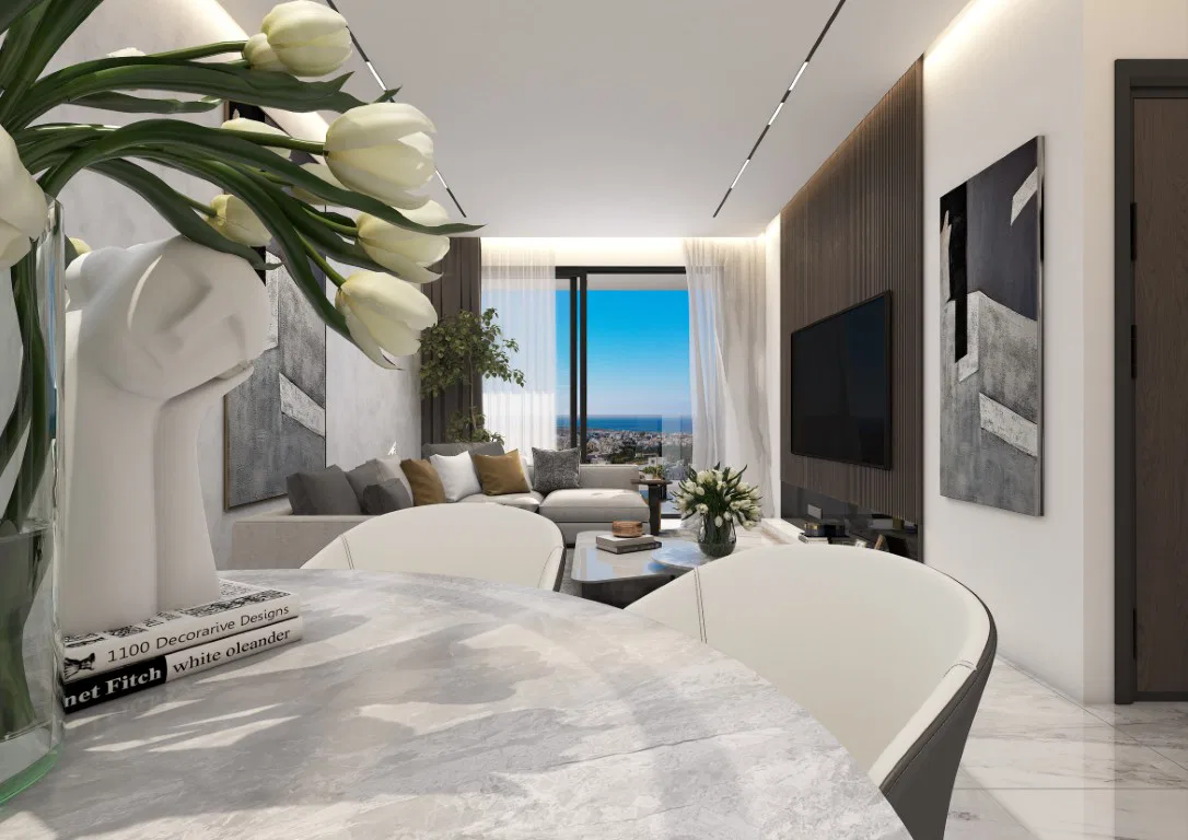 114 m² Three-Bedroom Apartment for Sale in Paphos, Cyprus