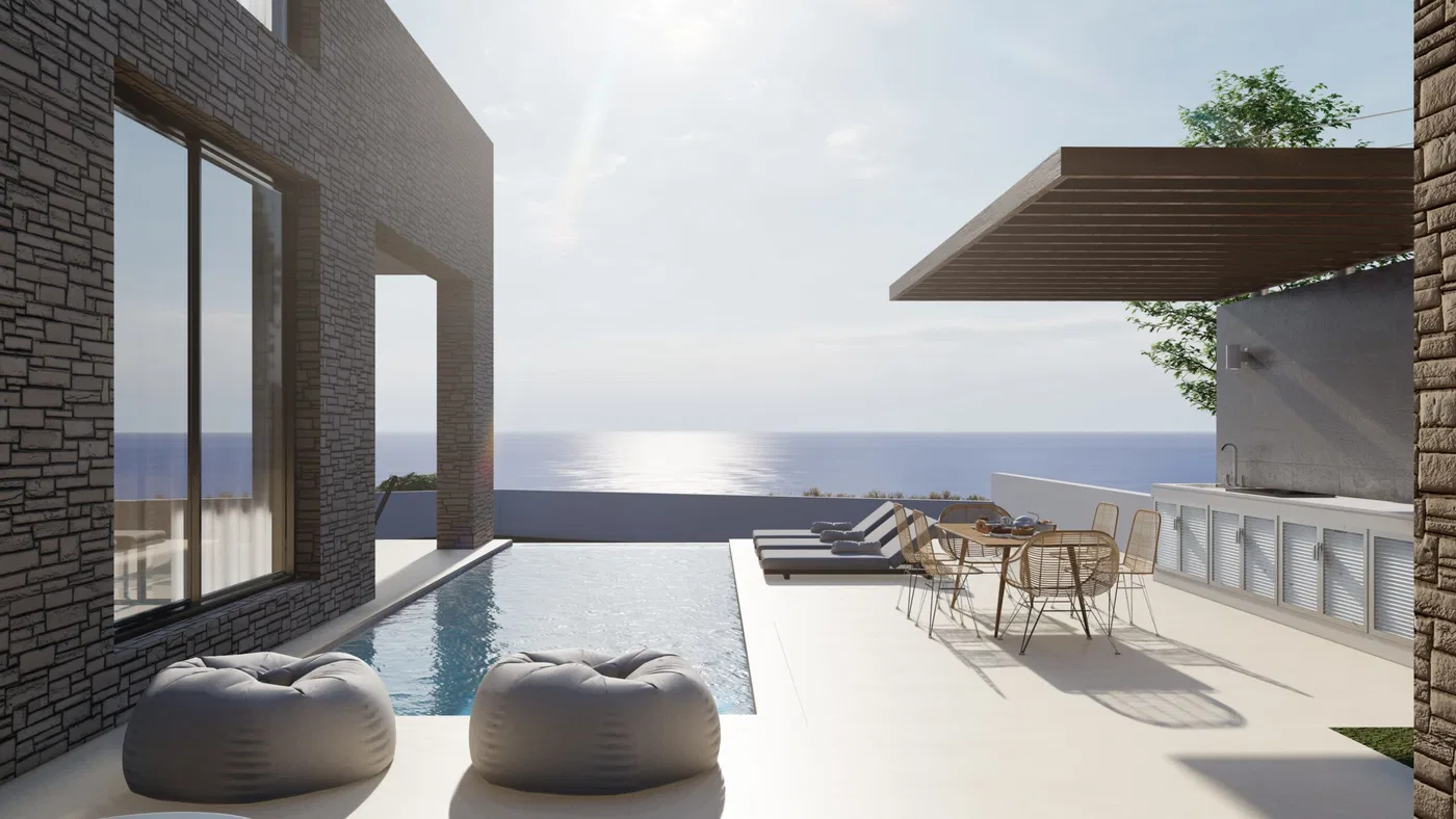 158 m² Villa with Four Bedrooms for Sale in Paphos, Cyprus with Gym