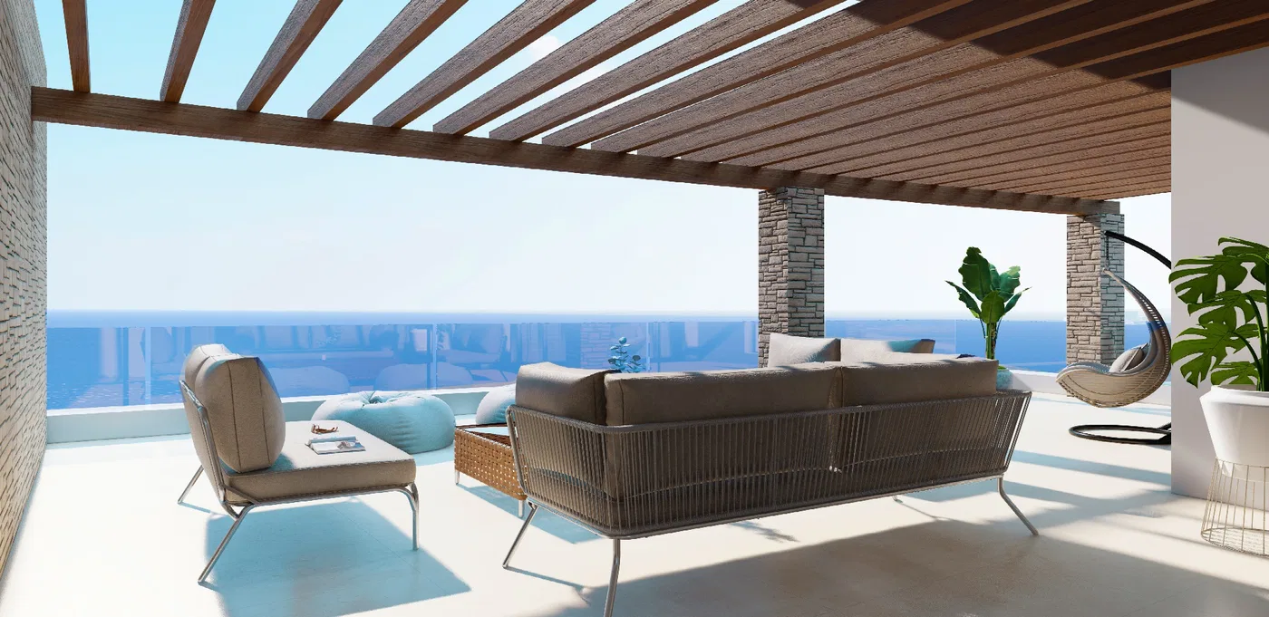 Sea-View Three-Bedroom Apartment for Sale in Paphos, Cyprus
