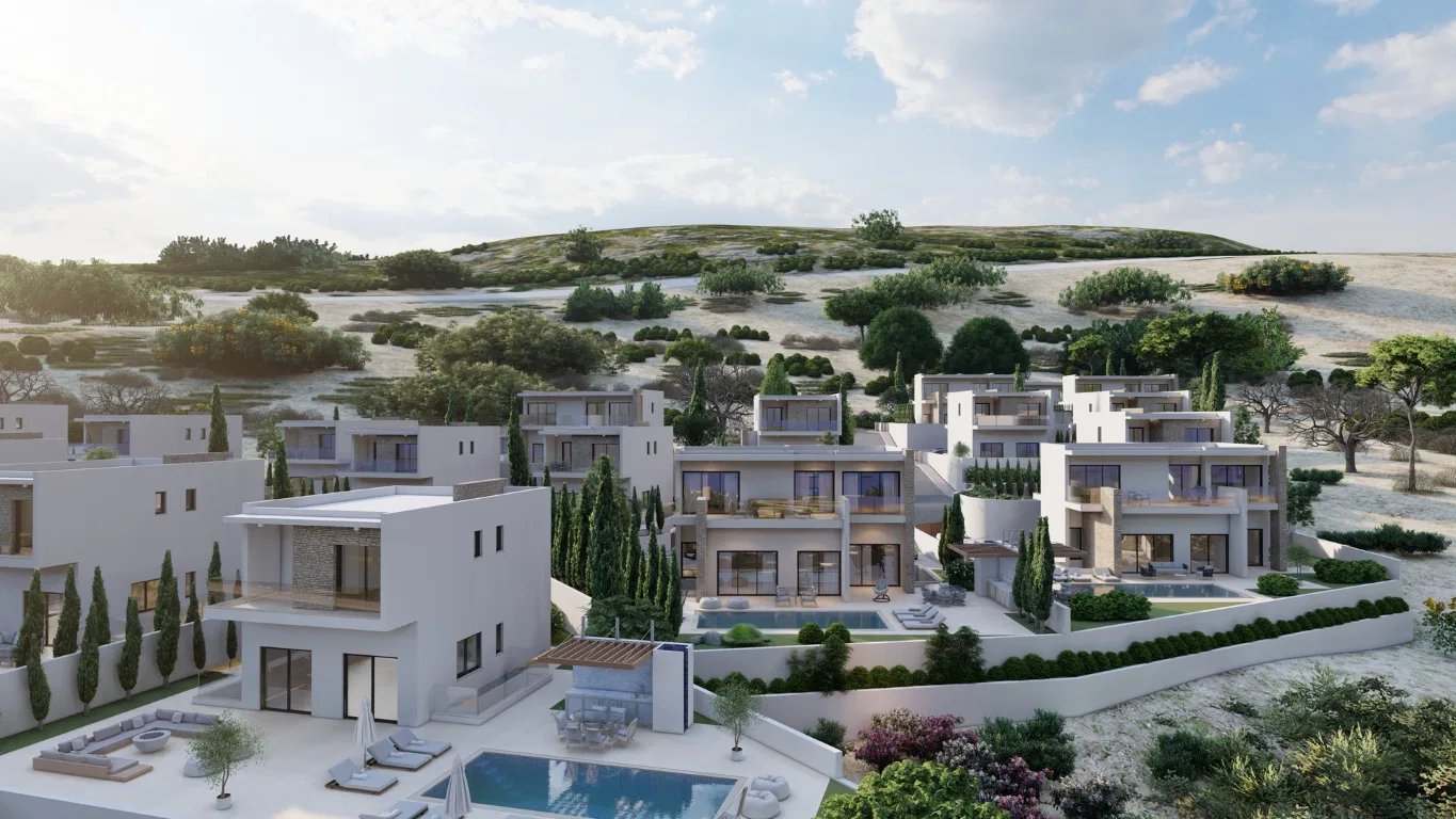 131 m² Villa with Five Bedrooms for Sale in Paphos, Cyprus with Balcony