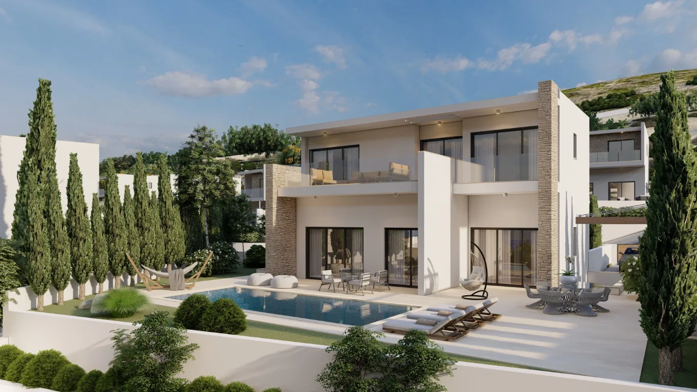 131 m² Villa with Five Bedrooms for Sale in Paphos, Cyprus