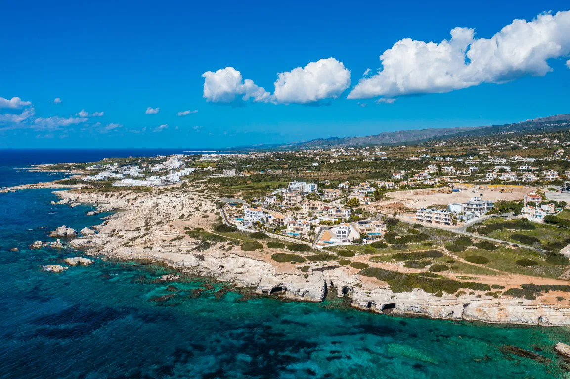 Sea View 160 m² Villa with Four Bedrooms for Sale in Paphos, Cyprus