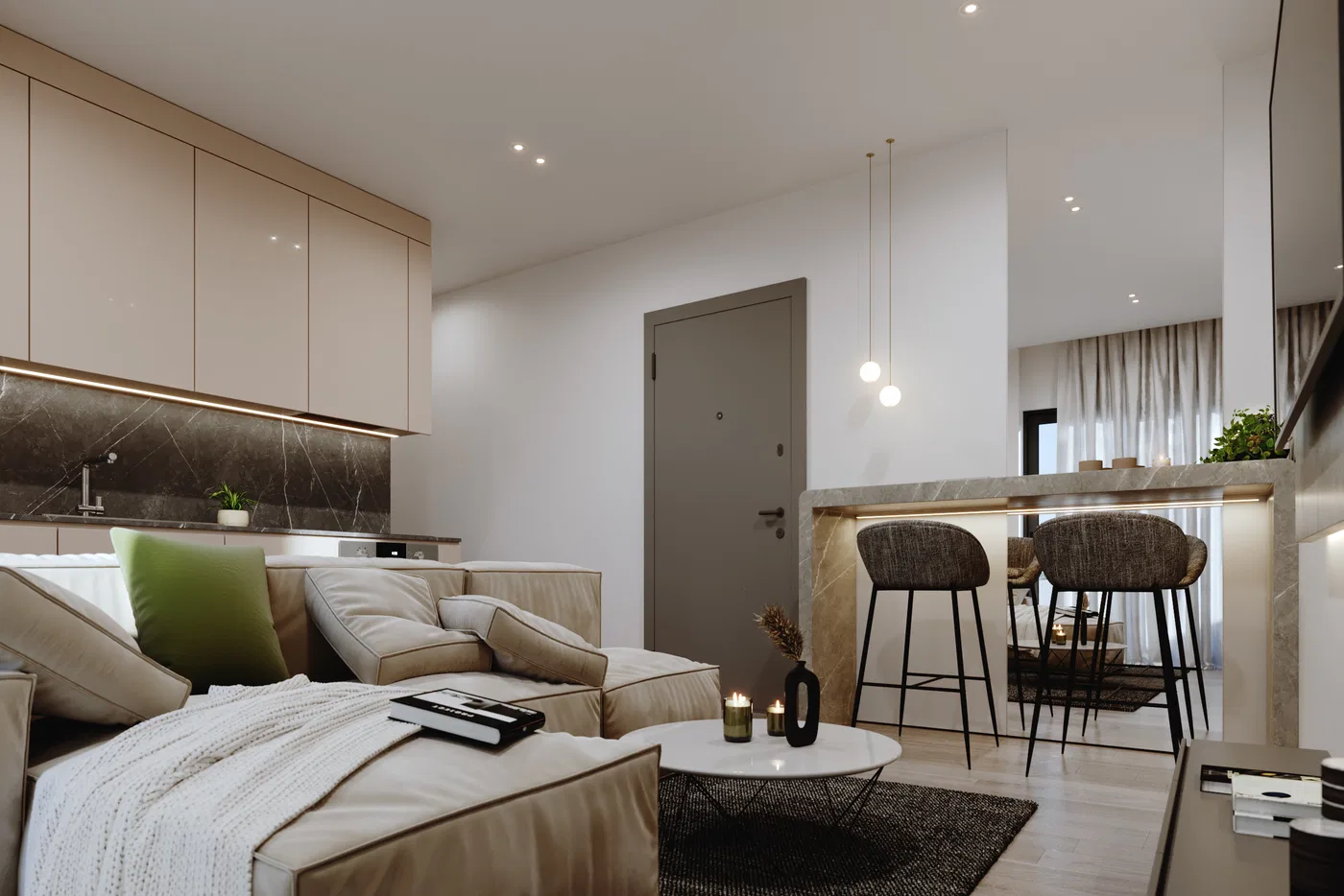 31 m² One-Bedroom Apartment for Sale in Palaio Faliro, Athens Southern suburbs