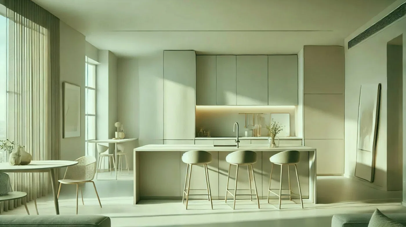One-Bedroom Apartment for Sale in Center Athens, Athens Center with Open kitchen
