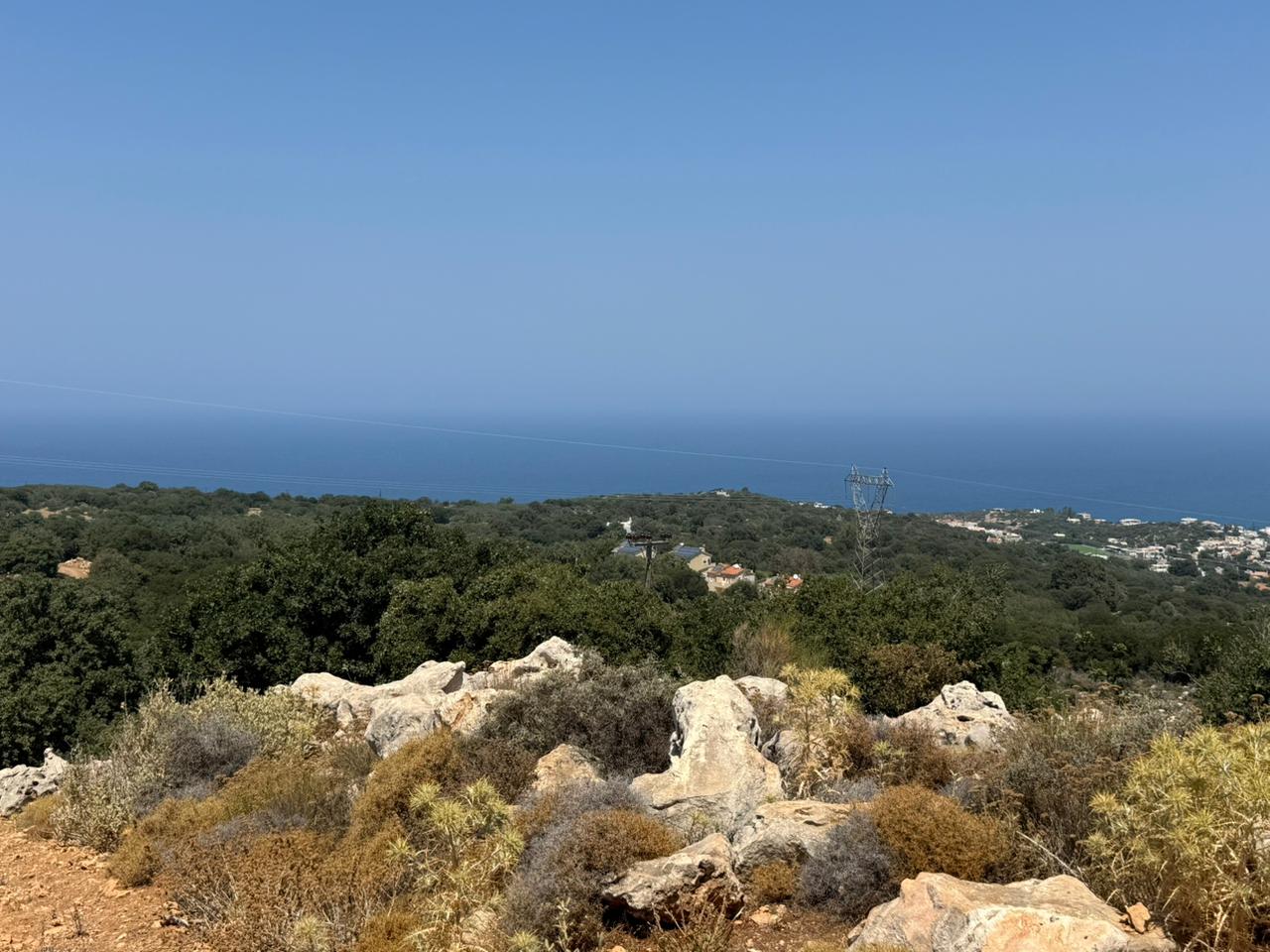 Sea-View 21,000 m² Plot of Land for Sale in Gerani Rethymno, Rethymnon