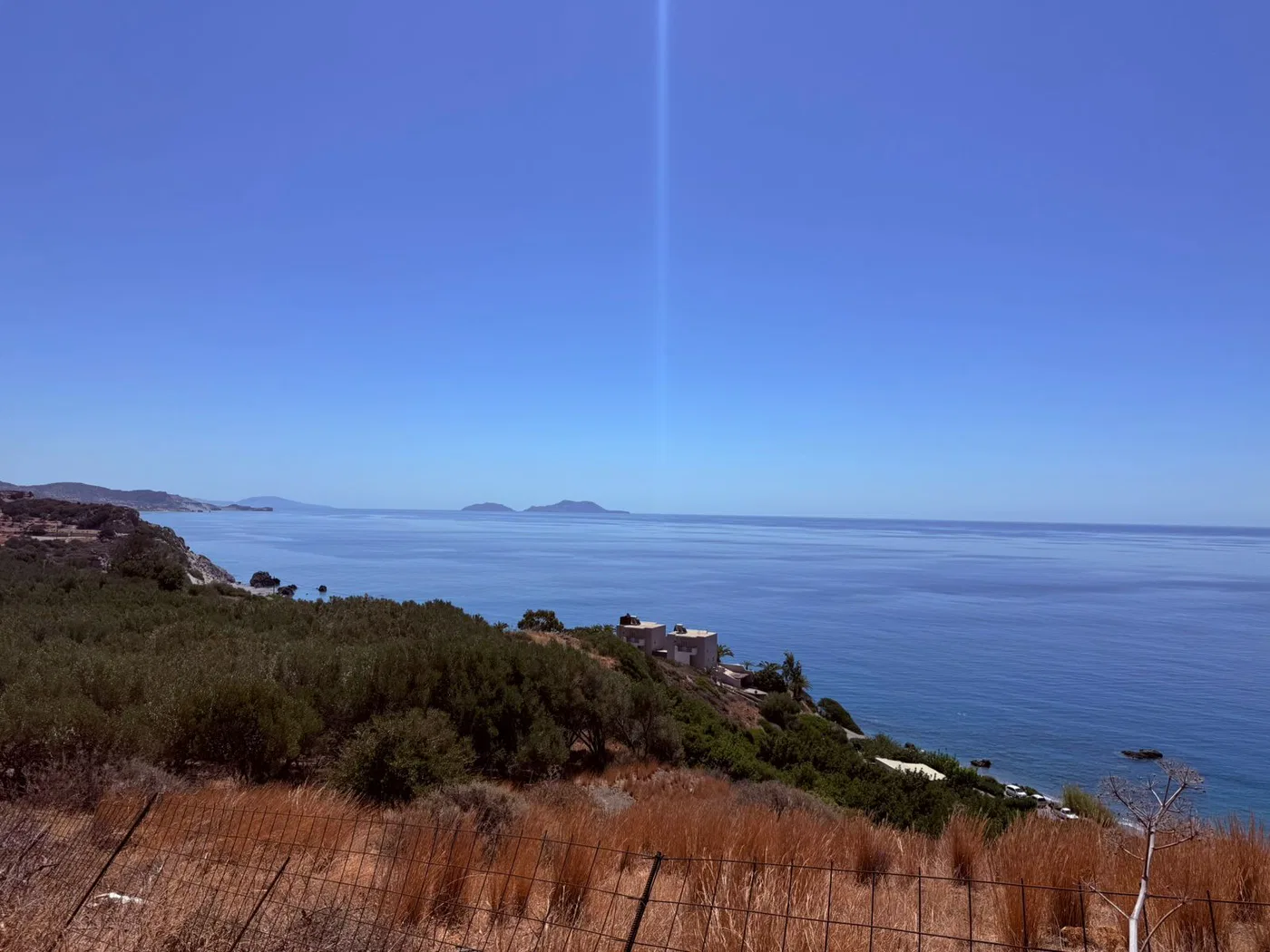 Sea-View 4,800 m² Land for Sale in Kerames, Agios Vassilios