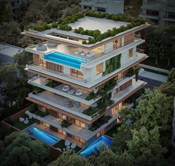 200 m² Contemporary Four-Bedroom Apartment for Sale in Glyfada, Athens Southern suburbs