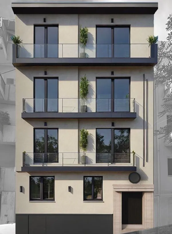 Newly Built 63 m² Apartment with One Bedrooms for Sale in Ampelokipoi, Athens Center