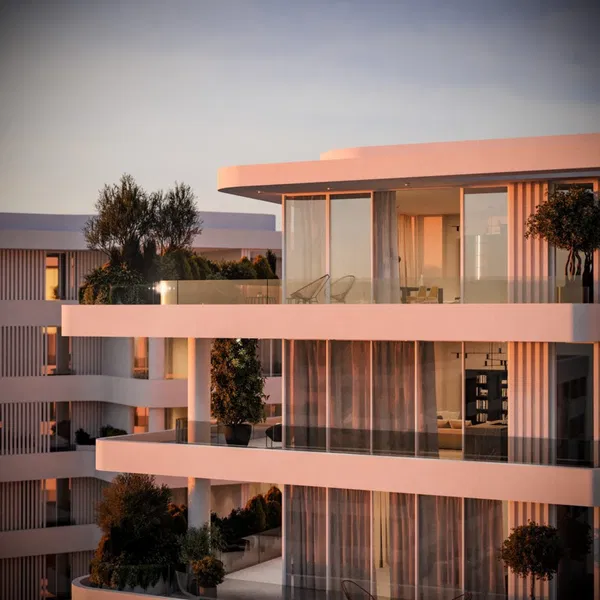 196 m² Sea View Three-Bedroom Apartment for Sale in Paphos, Cyprus