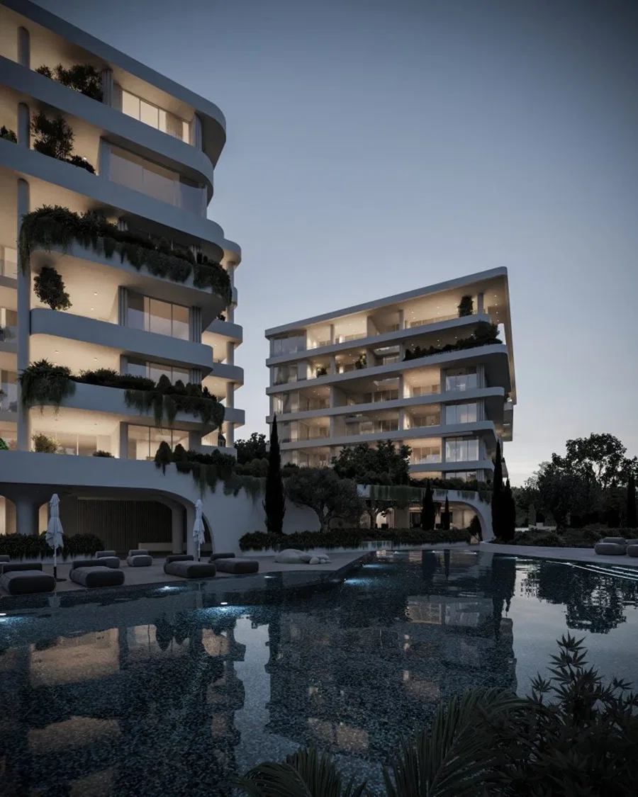 195 m² Three-Bedroom Apartment for Sale in Paphos, Cyprus