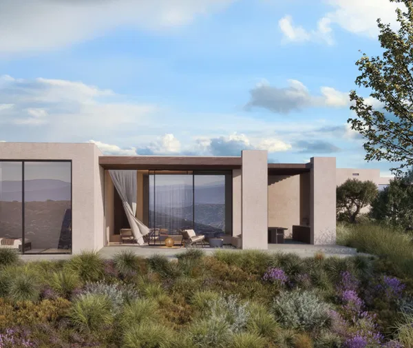 Sea-View Three-Bedroom Villa for Sale in Paphos, Cyprus with Mountain view