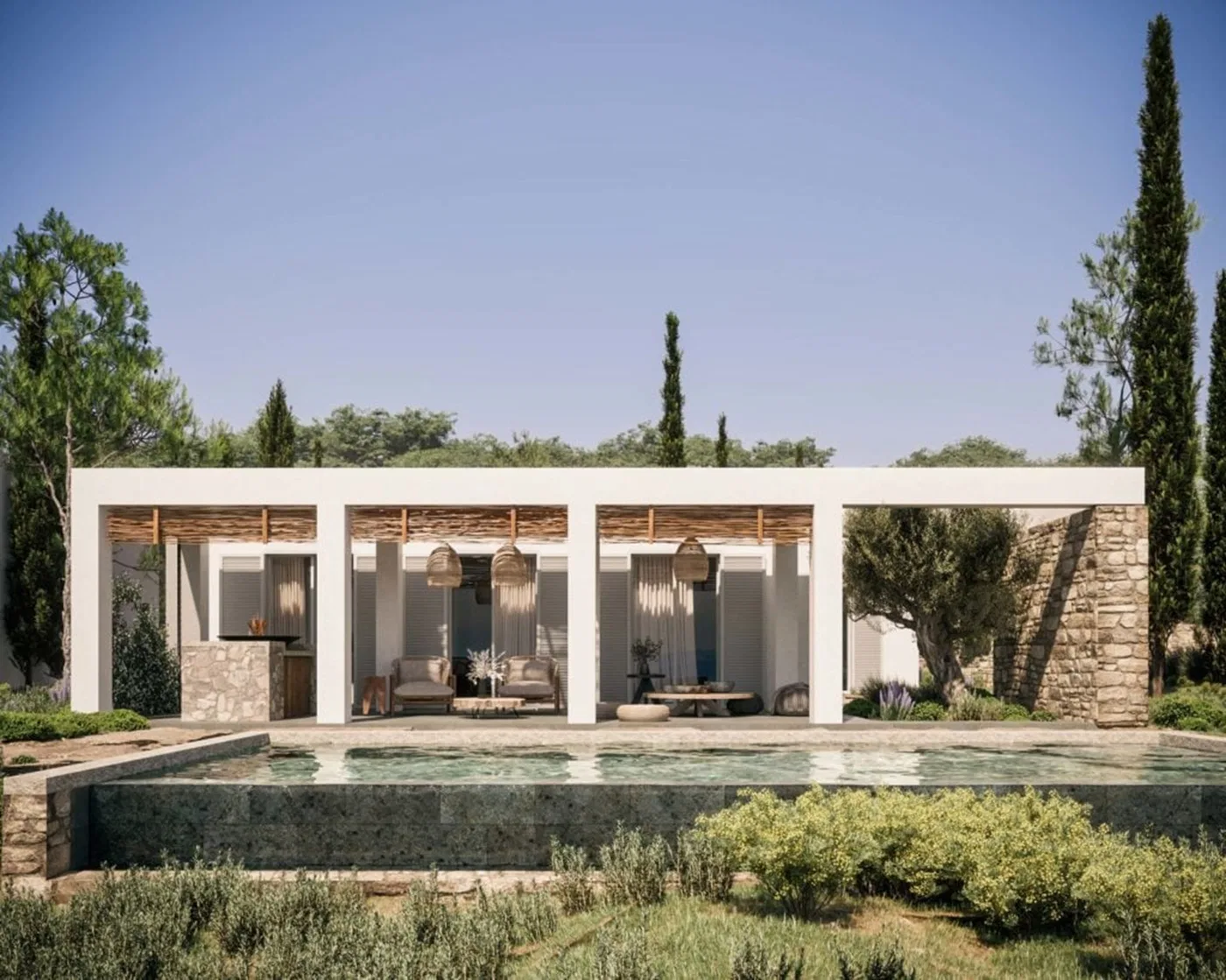 130 m² Villa with Two Bedrooms for Sale in Polis Pafos, Paphos