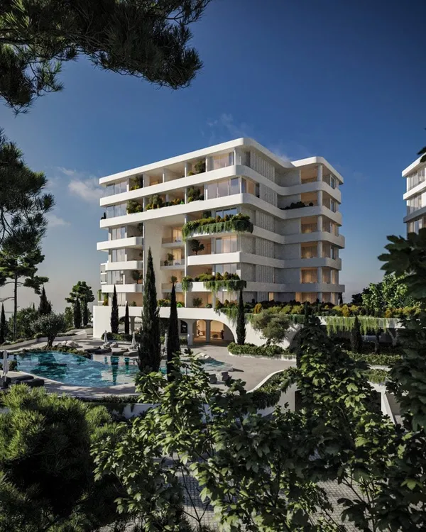 116 m² Sea View Two-Bedroom Apartment for Sale in Paphos, Cyprus