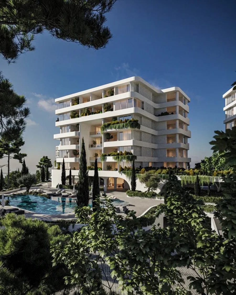 116 m² Sea View Two-Bedroom Apartment for Sale in Paphos, Cyprus