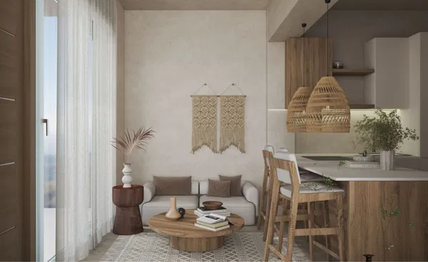 40 m² One-Bedroom Apartment for Sale in Agia Marina, Chania — photo 2