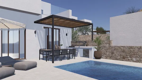 110 m² Three-Bedroom Sea-View Villa for Sale in Rhodes, Dodecanese Islands