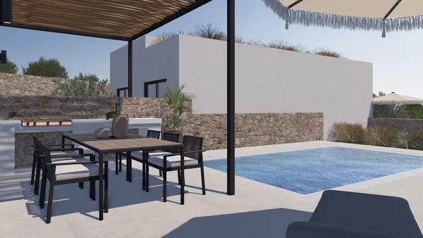 110 m² Three-Bedroom Sea-View Villa for Sale in Rhodes, Dodecanese Islands — photo 3