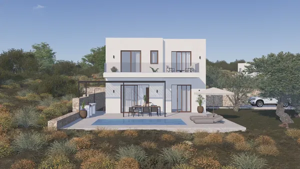 Sea-View Three-Bedroom Villa for Sale in Rodes, Rhodes