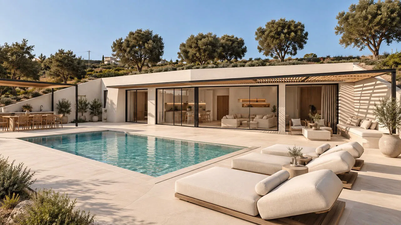 Two-Bedroom Sea View Villa for Sale in East Rhodes, Rhodes