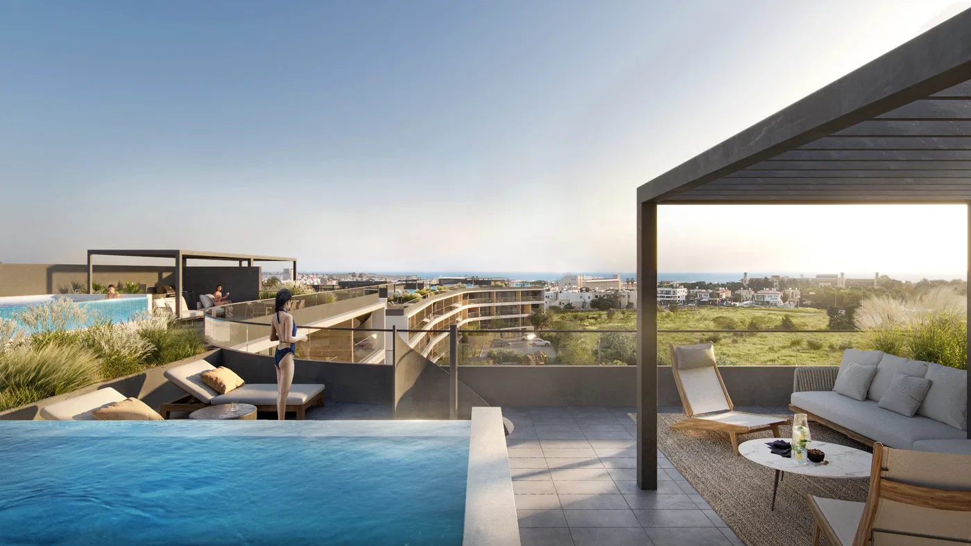 40 m² One-Bedroom Modern Apartment for Sale in Paphos, Cyprus