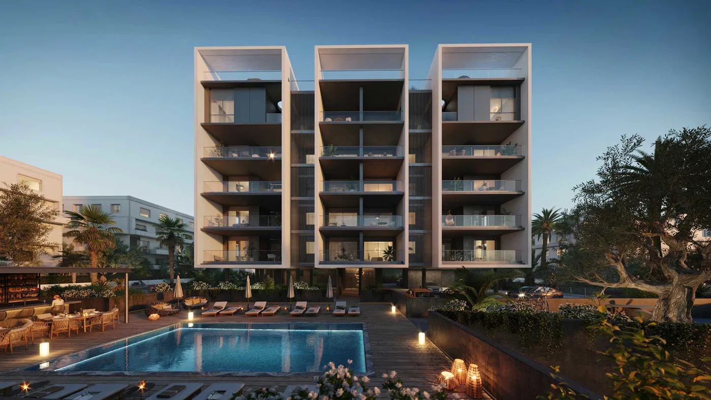 141 m² Apartment with Two Bedrooms for Sale in Limassol, Cyprus