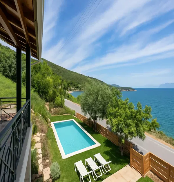 Sea View Two-Bedroom Villa for Sale in Corfu, Ionian Islands