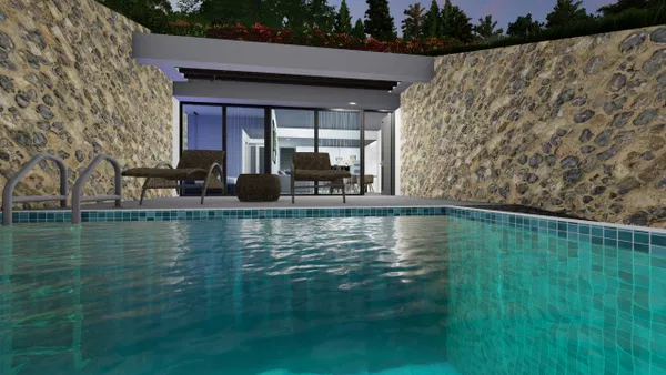 Sea View 113 m² Villa with Three Bedrooms for Sale in Rhodes, Dodecanese Islands — photo 2